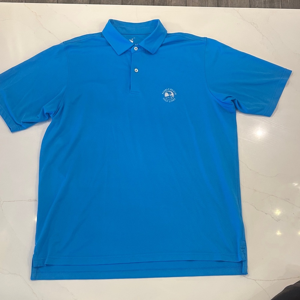 Pebble Beach Vibrant Blue Polo Shirt